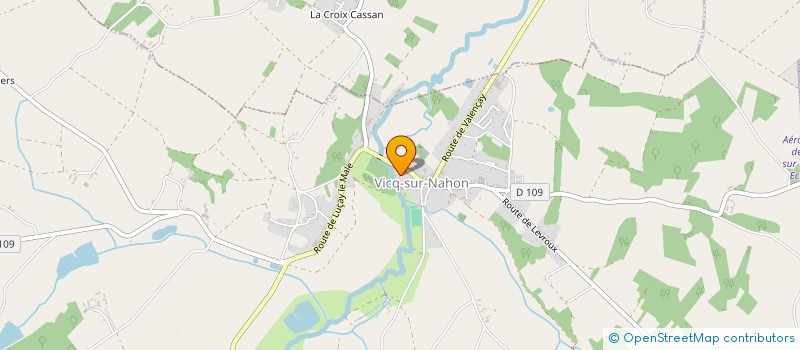 localisation de l'entreprise SCI DU BOIS BAUDRAIS à VICQ-SUR-NAHON