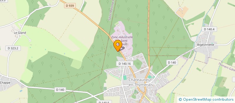 localisation de l'entreprise SCI DU BOIS BELLIER à CHATEAUNEUF-EN-THYMERAIS