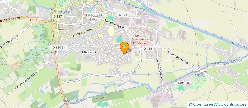 localisation de l'entreprise SCI DU BOIS BERTIN  WITTERNESSE