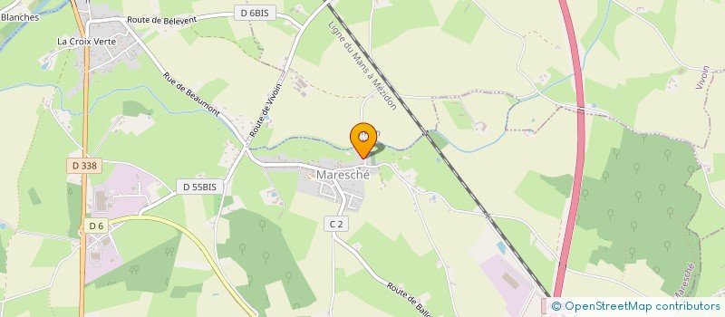 localisation de l'entreprise SCI DU BOIS BIGRI  MARESCHE