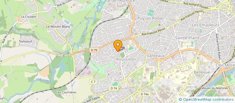 localisation de l'entreprise SCI DU BOIS BLANCHET à LIMOGES