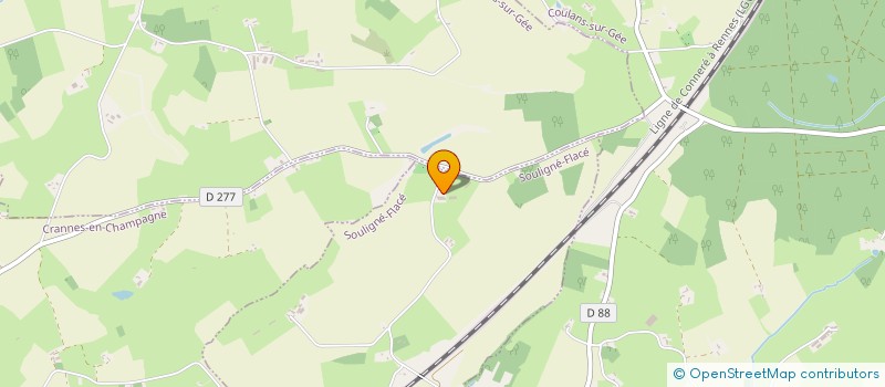 localisation de l'entreprise SCI DU BOIS BLEU  ENTRAMMES