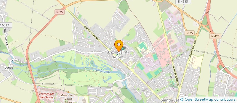 localisation de l'entreprise SCI DU BOIS BRAS  ANZIN-SAINT-AUBIN