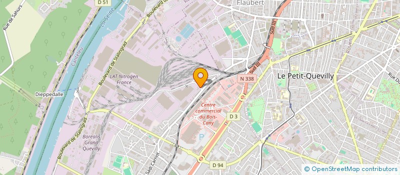 localisation de l'entreprise SCI DU BOIS CANY  LE GRAND-QUEVILLY