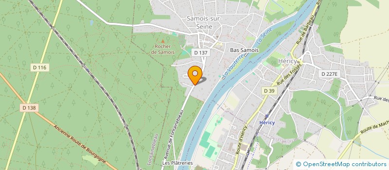 localisation de l'entreprise SCI DU BOIS CHALAND  SAMOIS-SUR-SEINE