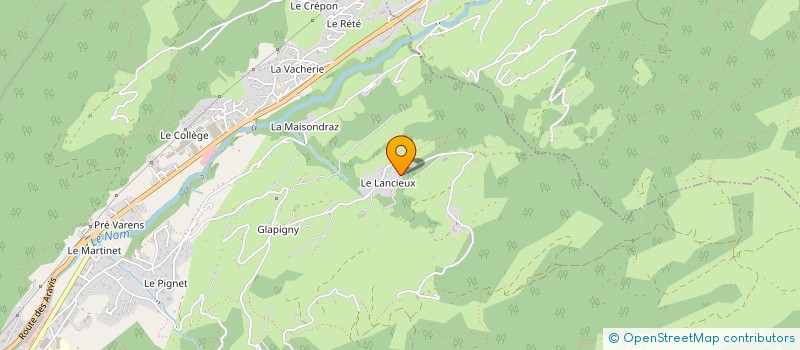 localisation de l'entreprise SCI DU BOIS CLAIR à THONES