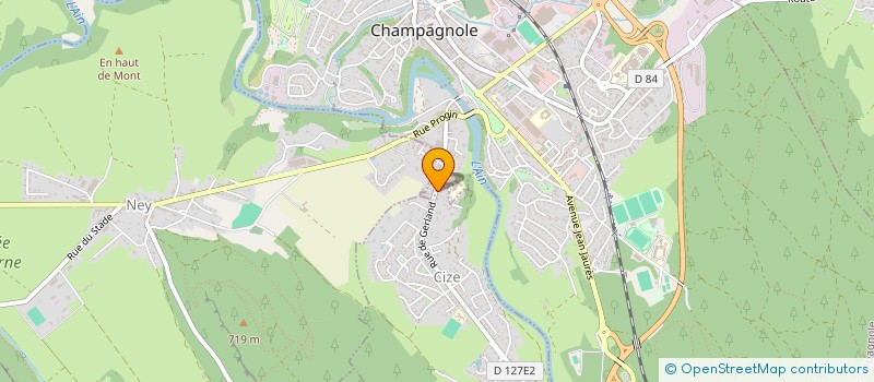 localisation de l'entreprise SCI DU BOIS CLAIR  CIZE