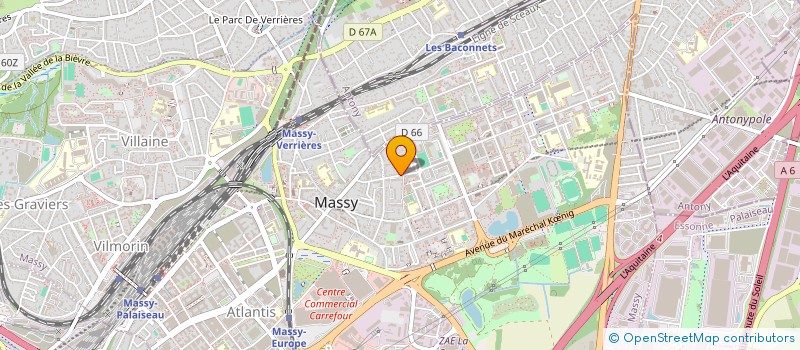 localisation de l'entreprise SCI DU BOIS COURTIN à MASSY