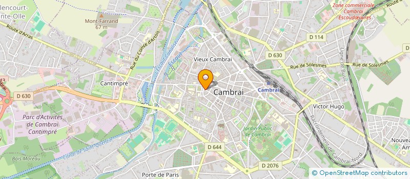 localisation de l'entreprise SCI DU BOIS CRETON à CAMBRAI