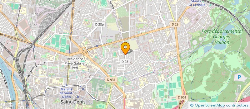 localisation de l'entreprise SCI DU BOIS D'AMMOUR  SAINT-DENIS