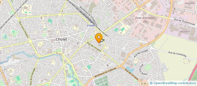 localisation de l'entreprise SCI DU BOIS D ANIS à CHOLET