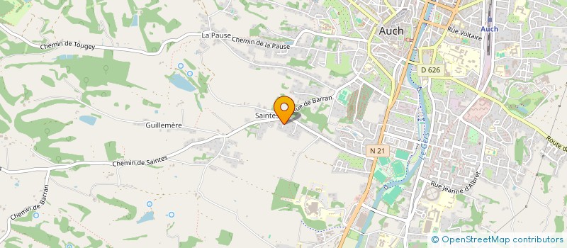 localisation de l'entreprise SCI DU BOIS D'AYLIES à AUCH
