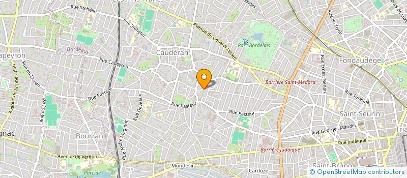 localisation de l'entreprise SCI DU BOIS D ELZIDE à BORDEAUX