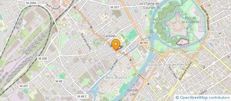 localisation de l'entreprise SCI DU BOIS D'ENCADE à LILLE