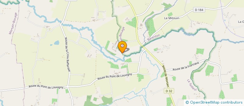 localisation de l'entreprise SCI DU BOIS D'HUSSON à MORTAIN-BOCAGE