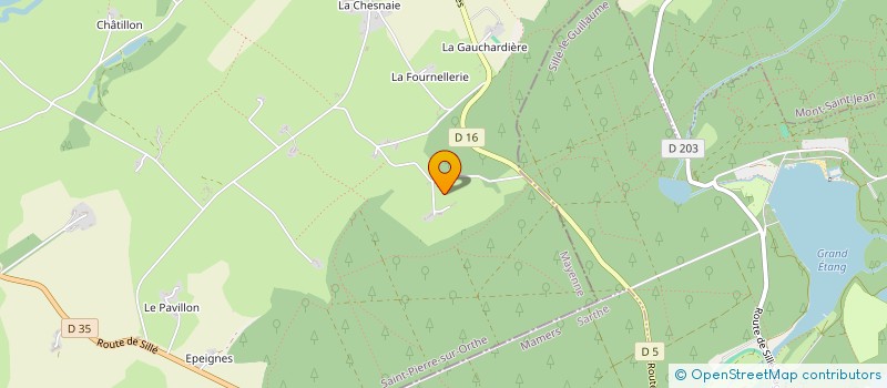 localisation de l'entreprise SCI DU BOIS D'ORTHE  VIMARTIN-SUR-ORTHE