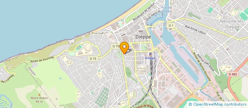 localisation de l'entreprise SCI DU BOIS D'UBUNTU  DIEPPE