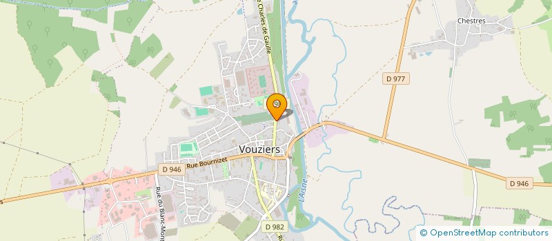 localisation de l'entreprise SCI DU BOIS D'UN AN  VOUZIERS