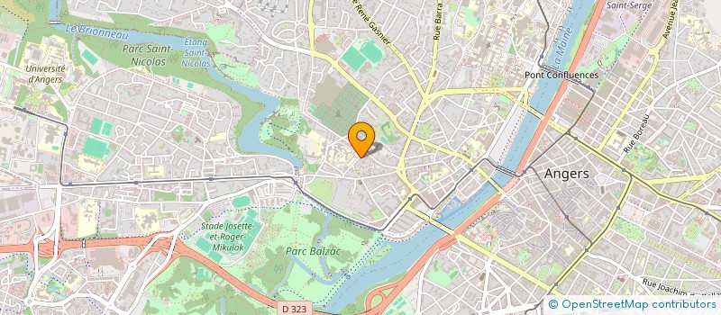 localisation de l'entreprise SCI DU BOIS DE BRISSAC à ANGERS