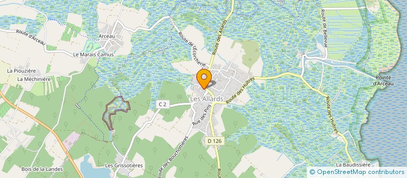 localisation de l'entreprise SCI DU BOIS DE BUSSAC  SAINT-GEORGES-D'OLERON