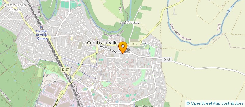 localisation de l'entreprise SCI DU BOIS DE CHATILLON  COMBS-LA-VILLE