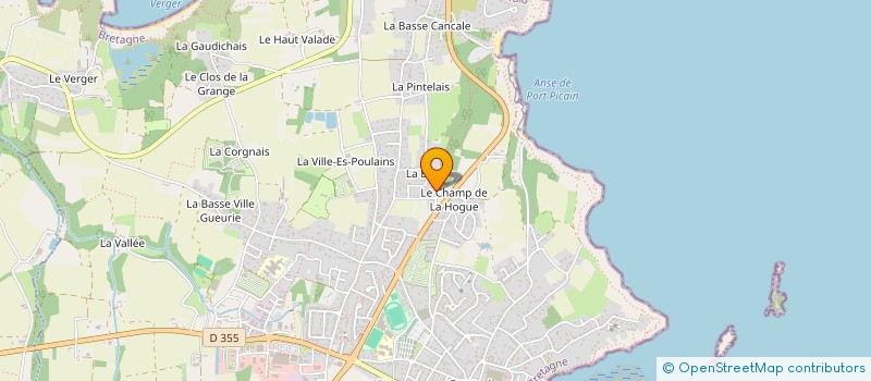 localisation de l'entreprise SCI DU BOIS DE CHEVRIER  CANCALE