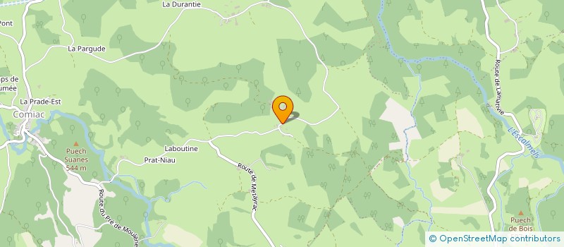 localisation de l'entreprise SCI DU BOIS DE FARGUES  TEYSSIEU