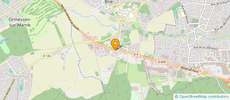 localisation de l'entreprise SCI DU BOIS DE GAUMONT  LA QUEUE-EN-BRIE