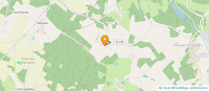 localisation de l'entreprise SCI DU BOIS DE HOUX à CHERVES-CHATELARS