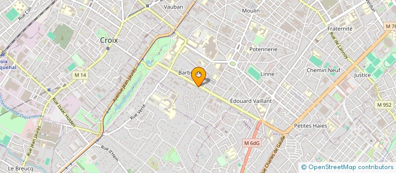 localisation de l'entreprise SCI DU BOIS DE L ILE  ROUBAIX