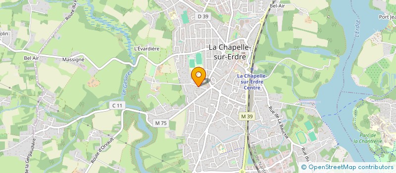 localisation de l'entreprise SCI DU BOIS DE LA CLAVERIE  SUCE-SUR-ERDRE