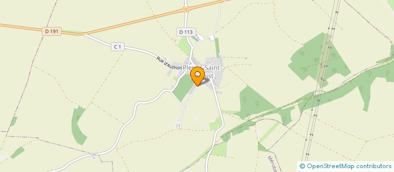 localisation de l'entreprise SCI DU BOIS DE LA GRANGE  PLESSIS-SAINT-BENOIST