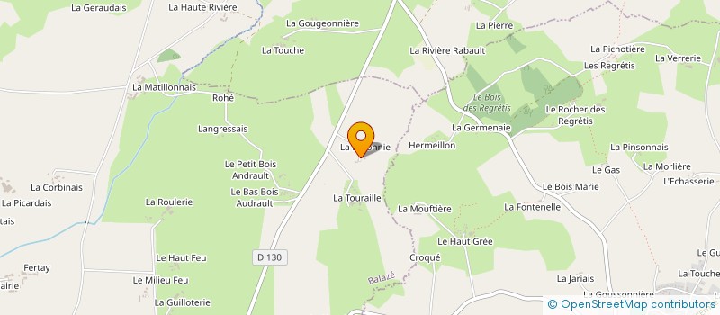 localisation de l'entreprise SCI DU BOIS DE LA PIERRE  BALAZE