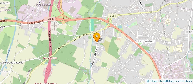 localisation de l'entreprise SCI DU BOIS DE LA VAGUE  VILLEMANDEUR