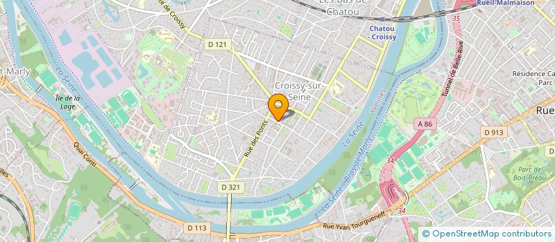 localisation de l'entreprise SCI DU BOIS DE LA VENTE  CROISSY-SUR-SEINE