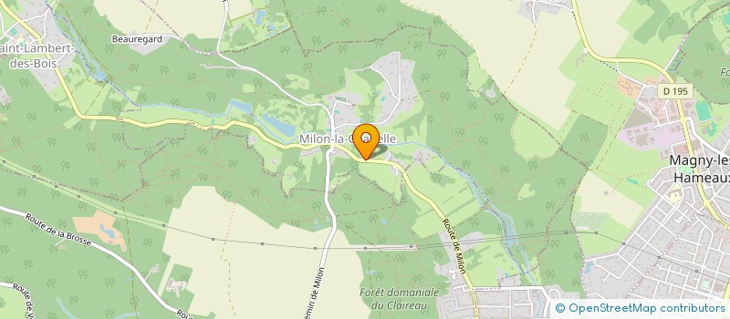 localisation de l'entreprise SCI DU BOIS DE LA VIGNE  MILON-LA-CHAPELLE