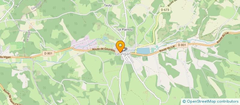 localisation de l'entreprise SCI DU BOIS DE LAUREL  SAINT-PROJET