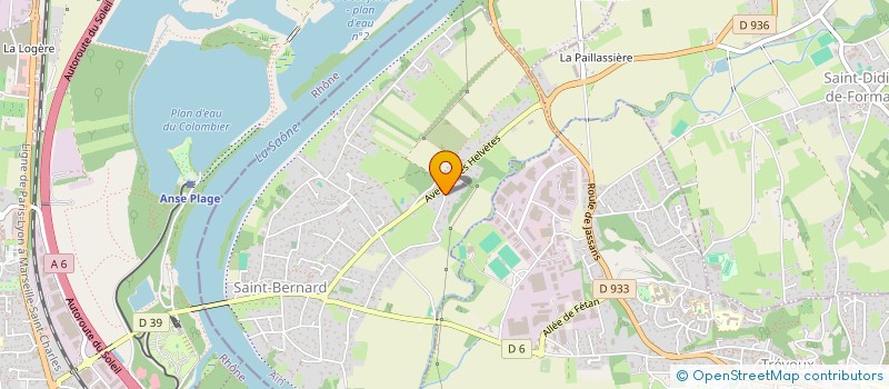 localisation de l'entreprise SCI DU BOIS DE LYS  SAINT-BERNARD