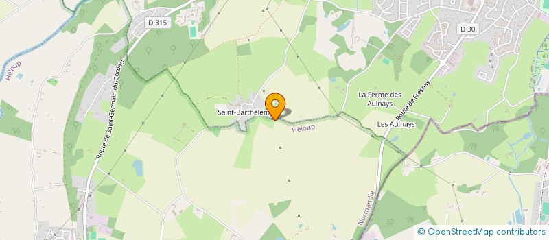 localisation de l'entreprise SCI DU BOIS DE MENIL GLAISE à ECOUVES