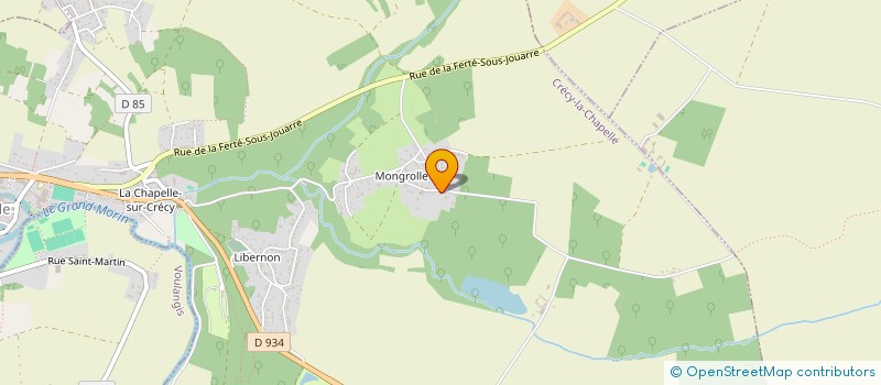 localisation de l'entreprise SCI DU BOIS DE MONGROLLE  CRECY-LA-CHAPELLE