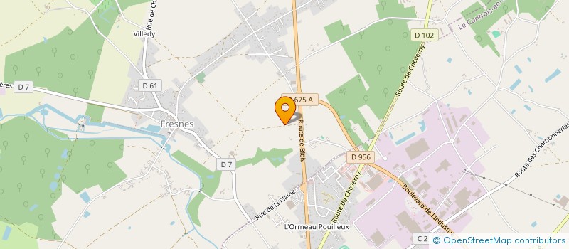 localisation de l'entreprise SCI DU BOIS DE MONT  FRESNES