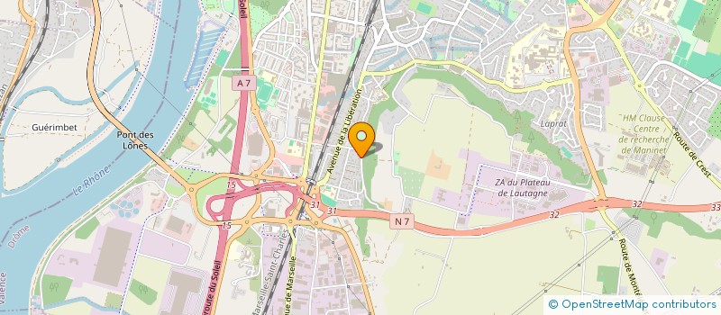localisation de l'entreprise SCI DU BOIS DE MURAT  VALENCE