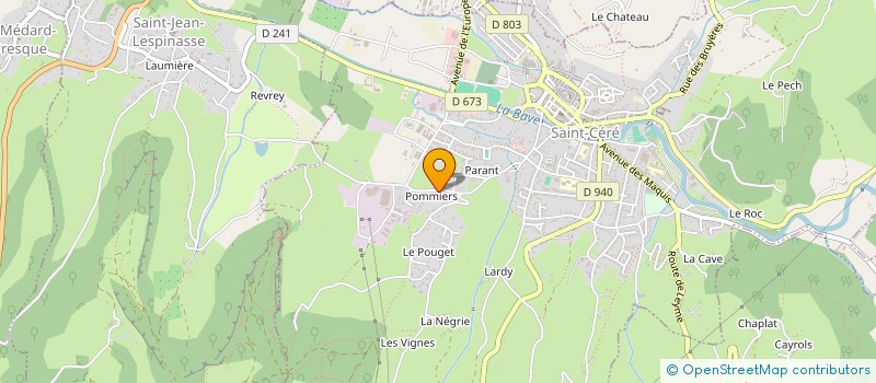 localisation de l'entreprise SCI DU BOIS DE PRESQUE  SAINT-MEDARD-DE-PRESQUE