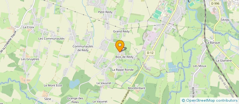 localisation de l'entreprise SCI DU BOIS DE REDY  SORNAY