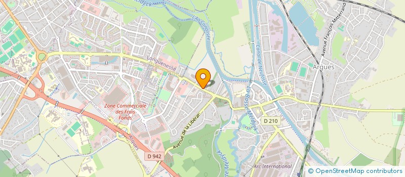 localisation de l'entreprise SCI DU BOIS DE SAINT ACAIRE  ARQUES