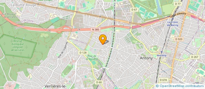 localisation de l'entreprise SCI DU BOIS DE VERRIERES à ANTONY