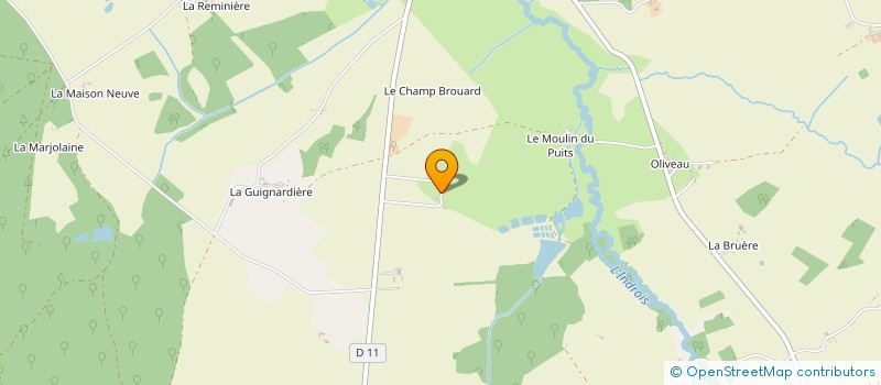 localisation de l'entreprise SCI DU BOIS DE VILLIENNE  LOCHE-SUR-INDROIS