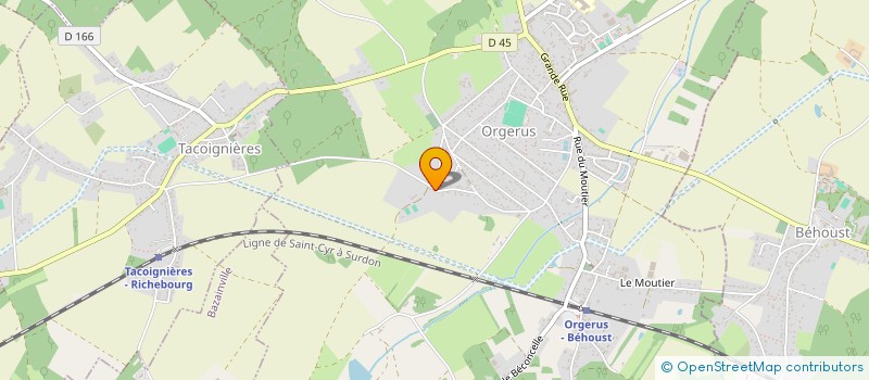 localisation de l'entreprise SCI DU BOIS DES AGNEAUX  ORGERUS