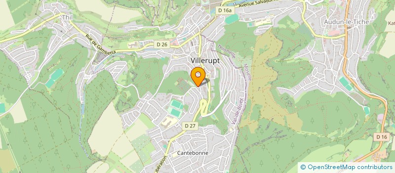 localisation de l'entreprise SCI DU BOIS DES CHENES  VILLERUPT