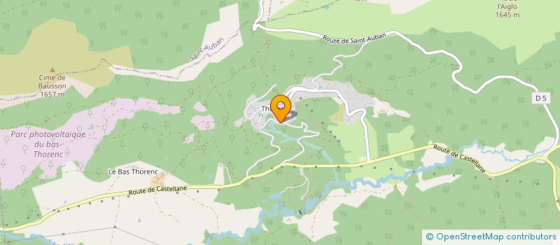 localisation de l'entreprise SCI DU BOIS DES DAMES à ANDON